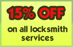 15% Off on all locksmith services